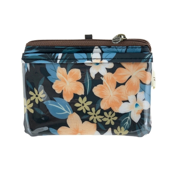 Waterproof Floral Coin Purse & Card Pouch Holder - Picture 2 of 12